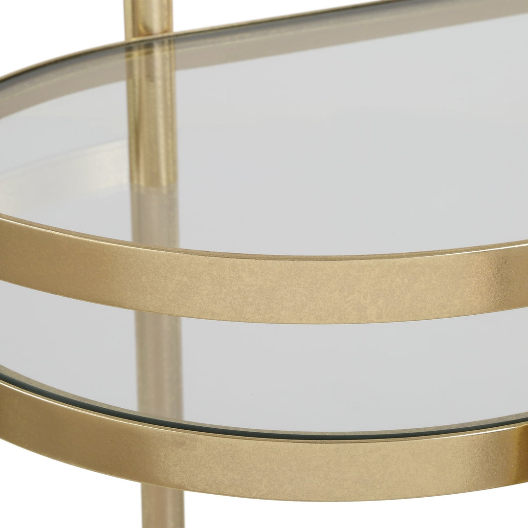 ISABELLE GOLD BAR CART