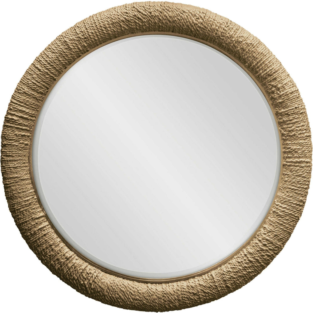 ISLE PALM GRANDE 47"RD RATTAN MIRROR