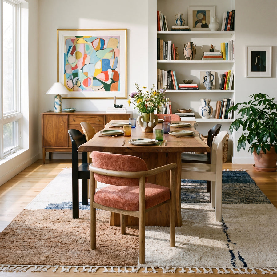 ISSA CHENILLE UPHOLSTERED DINING CHAIR