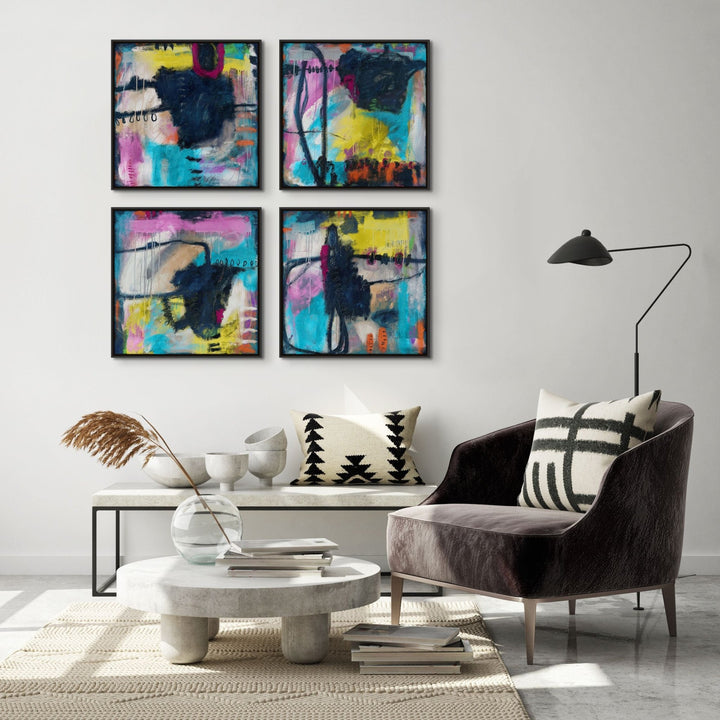 "IT'S NOT JUST BLACK & WHITE" CANVAS ART SERIES