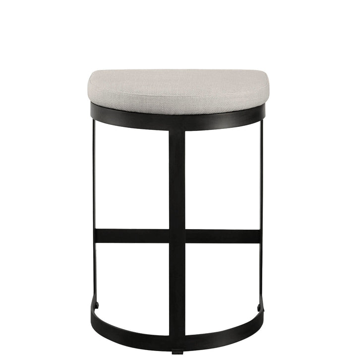 IVANNA MATTE BLACK COUNTER STOOL