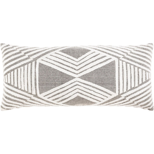 IZZY CREAM + BLACK LUMBAR PILLOW