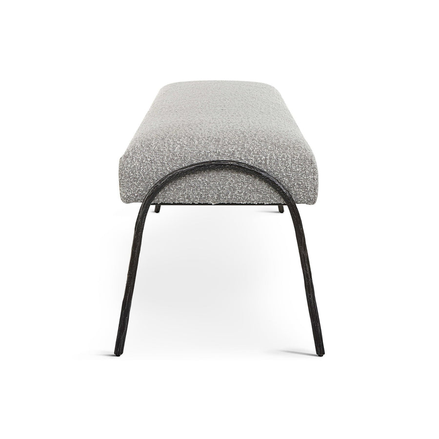 JACOBSEN BENCH: IVORY - GREY BOUCLE