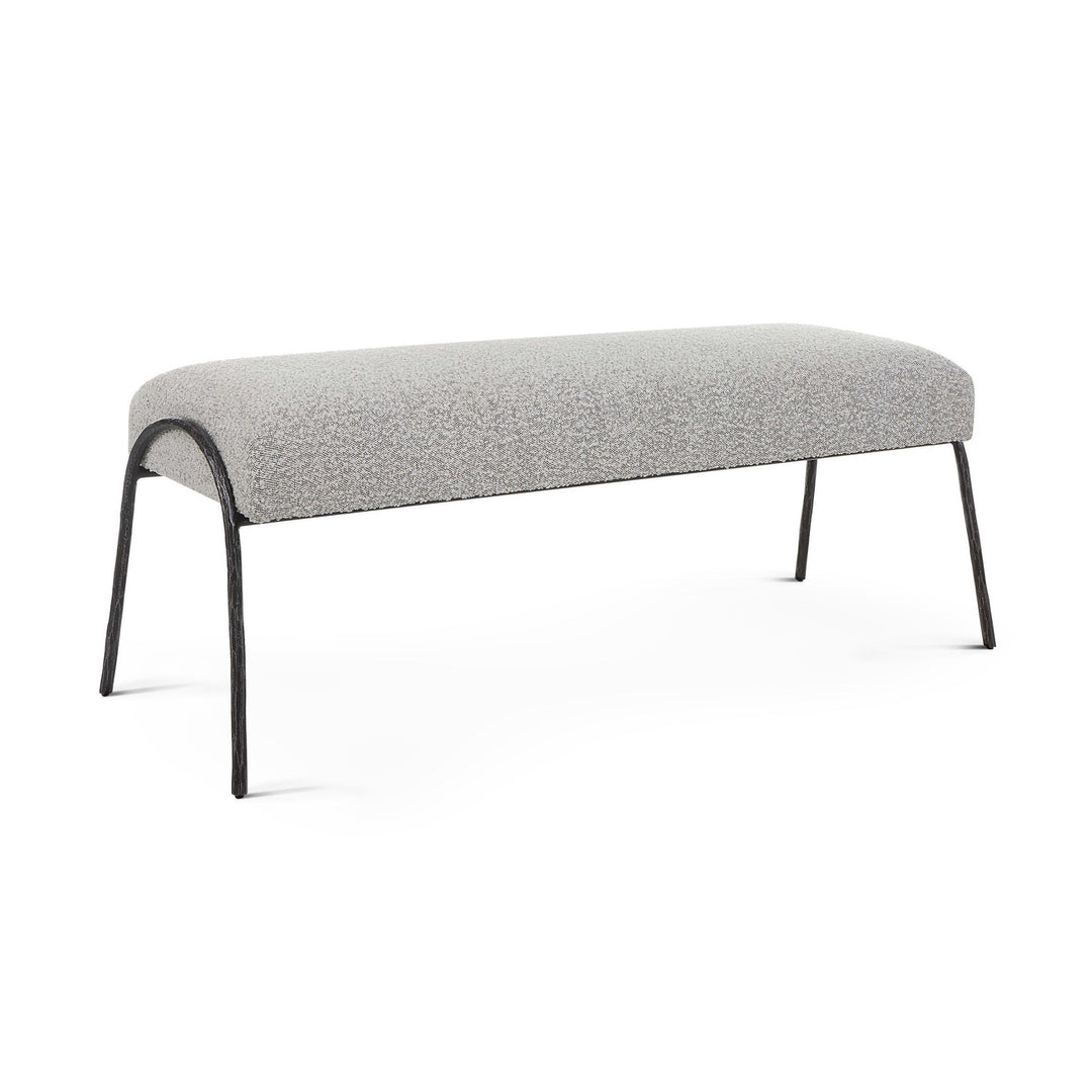 JACOBSEN BENCH: IVORY - GREY BOUCLE