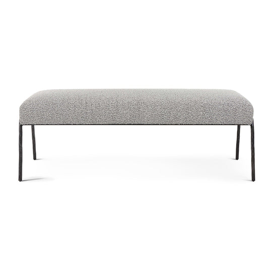 JACOBSEN BENCH: IVORY - GREY BOUCLE