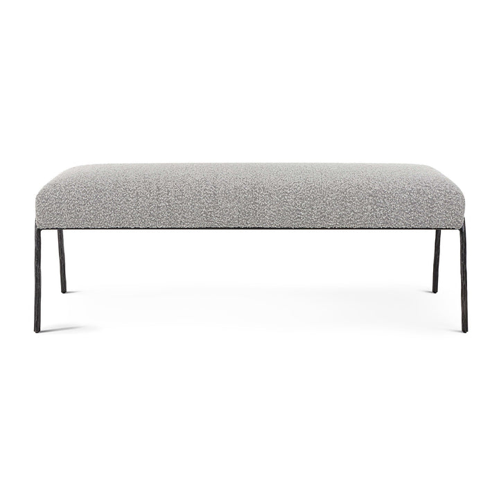 JACOBSEN BENCH: IVORY - GREY BOUCLE