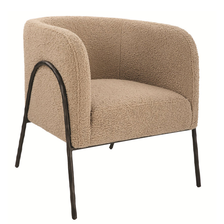 JACOBSEN CHAIR: LATTE SHEARLING