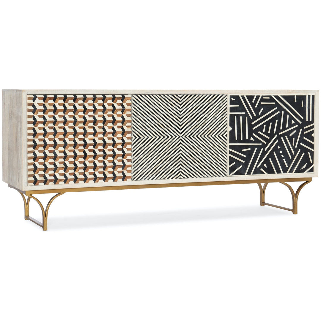 JAIDEN MARKET THREE DRAWER BOHO CREDENZA