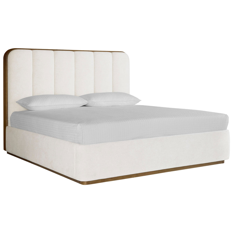 JAMILLE BED - ECLIPSE WHITE - FRONT VIEW