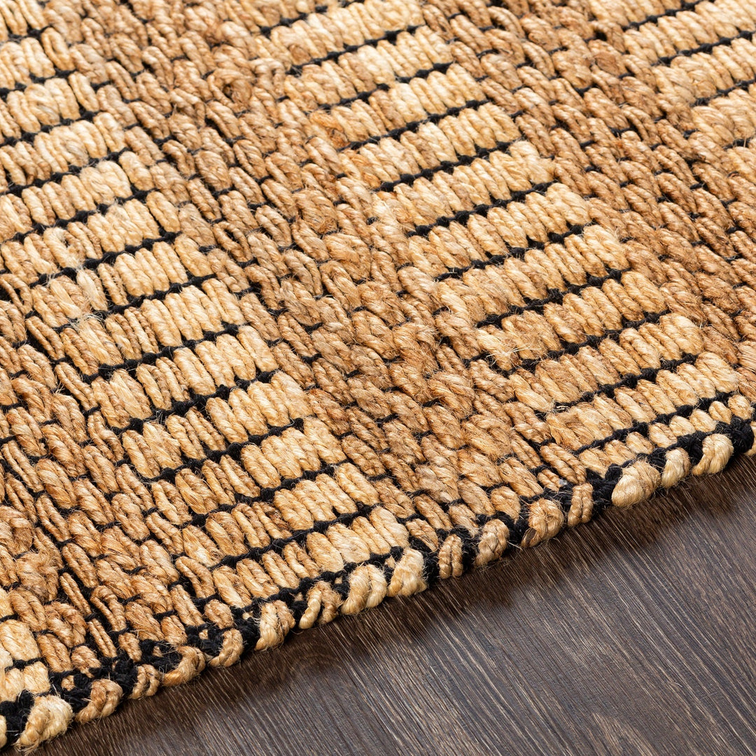 JASMINE 02 WOVEN JUTE RUG: CAMEL