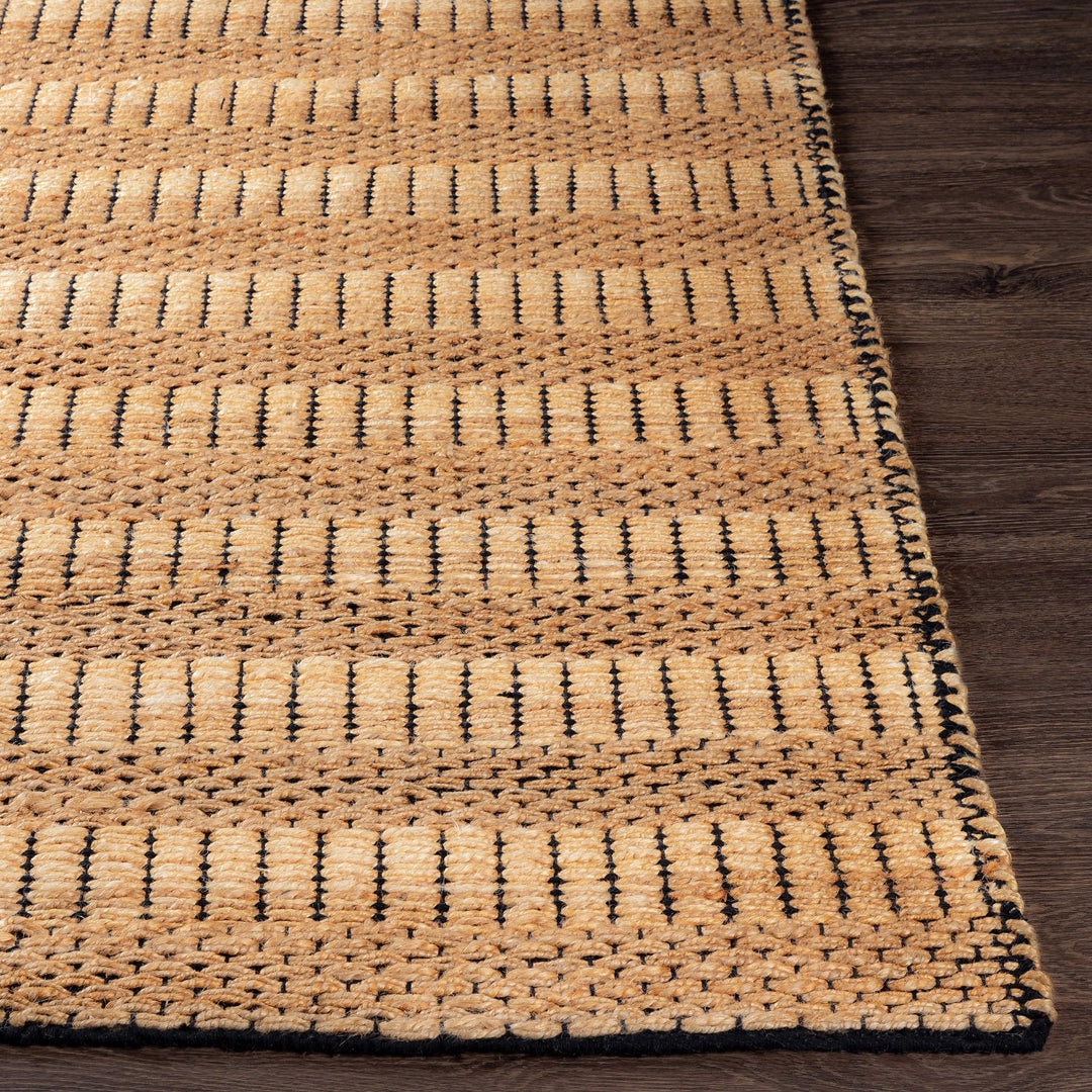 JASMINE 02 WOVEN JUTE RUG: CAMEL