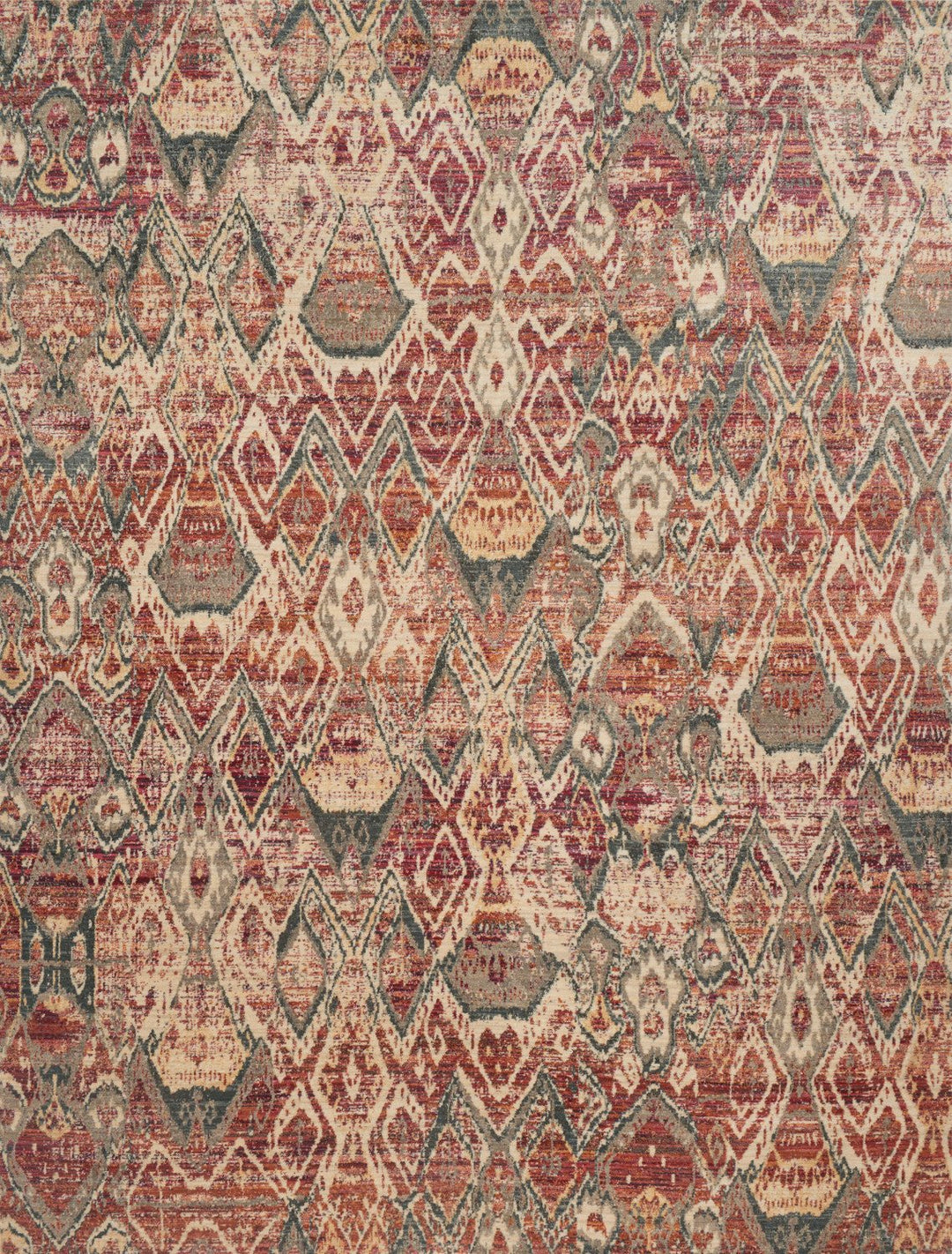 JAVARI 04 RUG: BERRY / IVORY