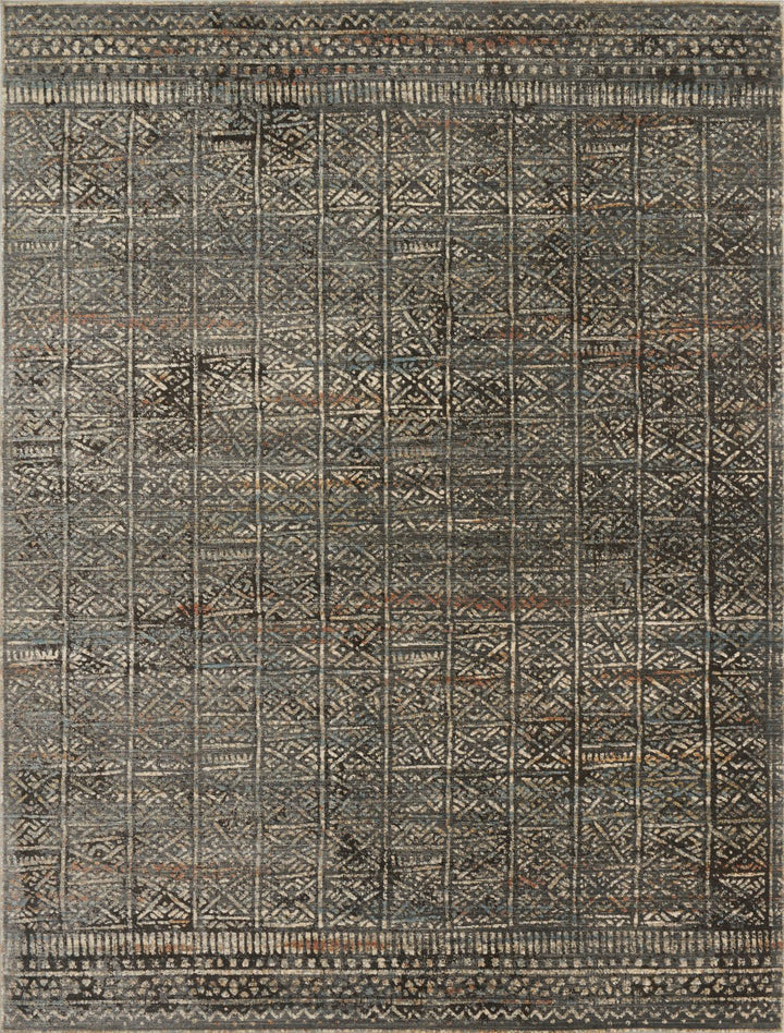 JAVARI 06 RUG: CHARCOAL / SILVER