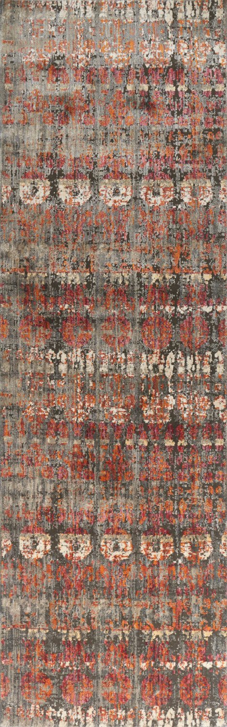 JAVARI 07 RUG: STEEL / SUNRISE