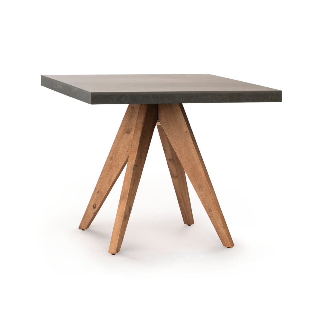 JAX INDOOR - OUTDOOR CONCRETE + ACACIA BISTRO TABLE