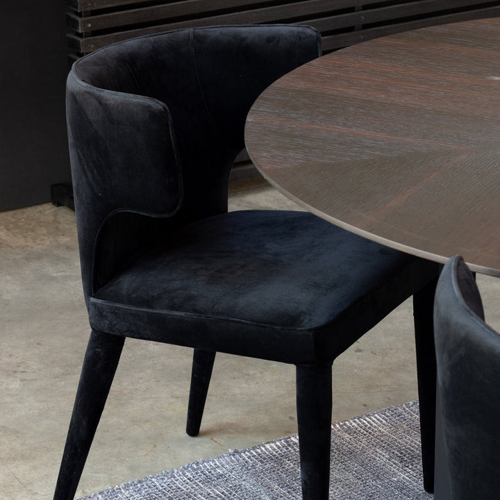 JENNAYA VELVET DINING CHAIR