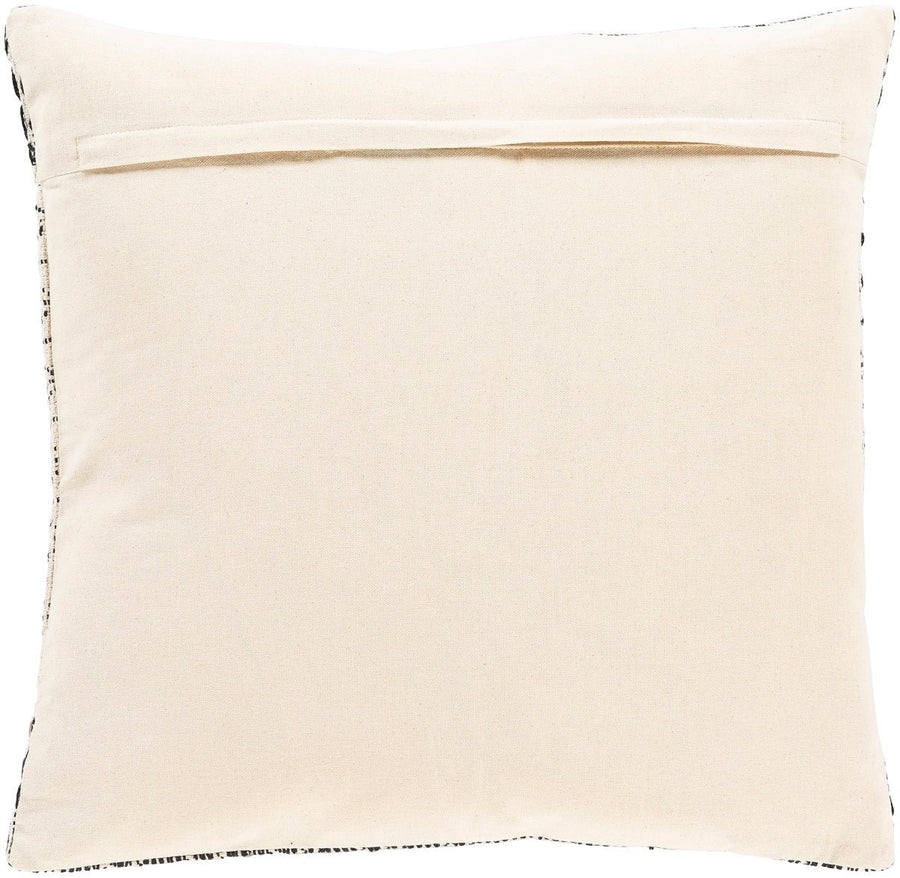 JESSIE BLACK + IVORY PILLOW