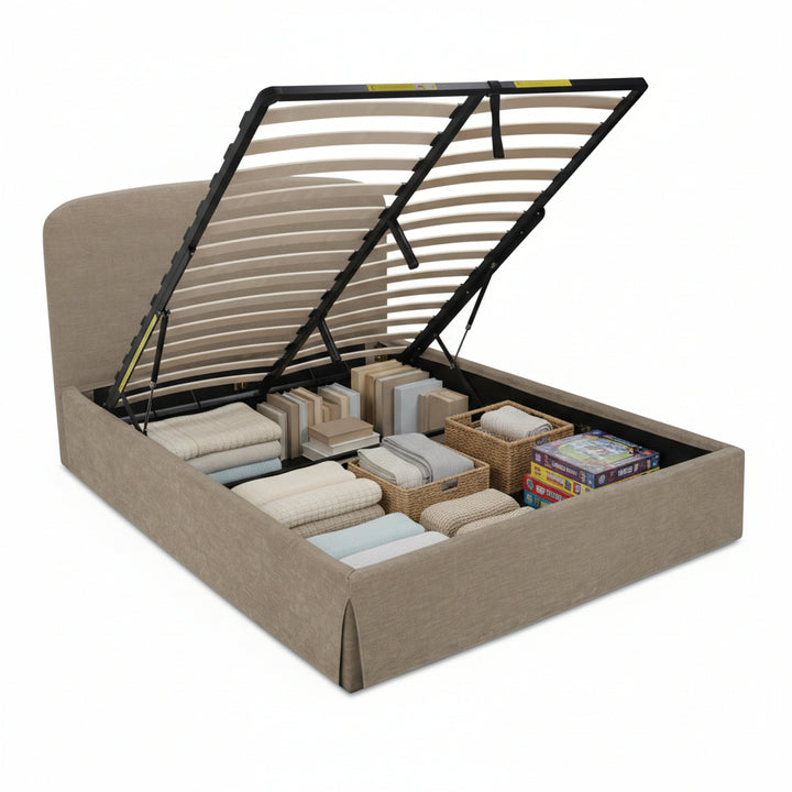 JOAN SLIPCOVERED STORAGE BED