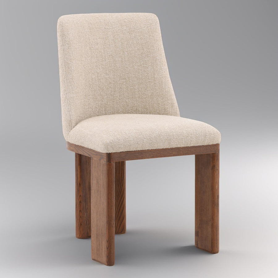 JOMI DINING CHAIR: SAND BOUCLE