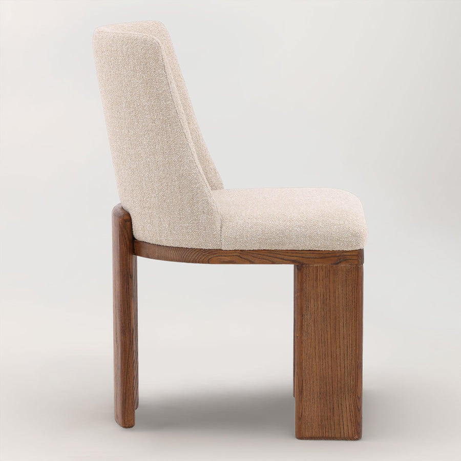 JOMI DINING CHAIR: SAND BOUCLE