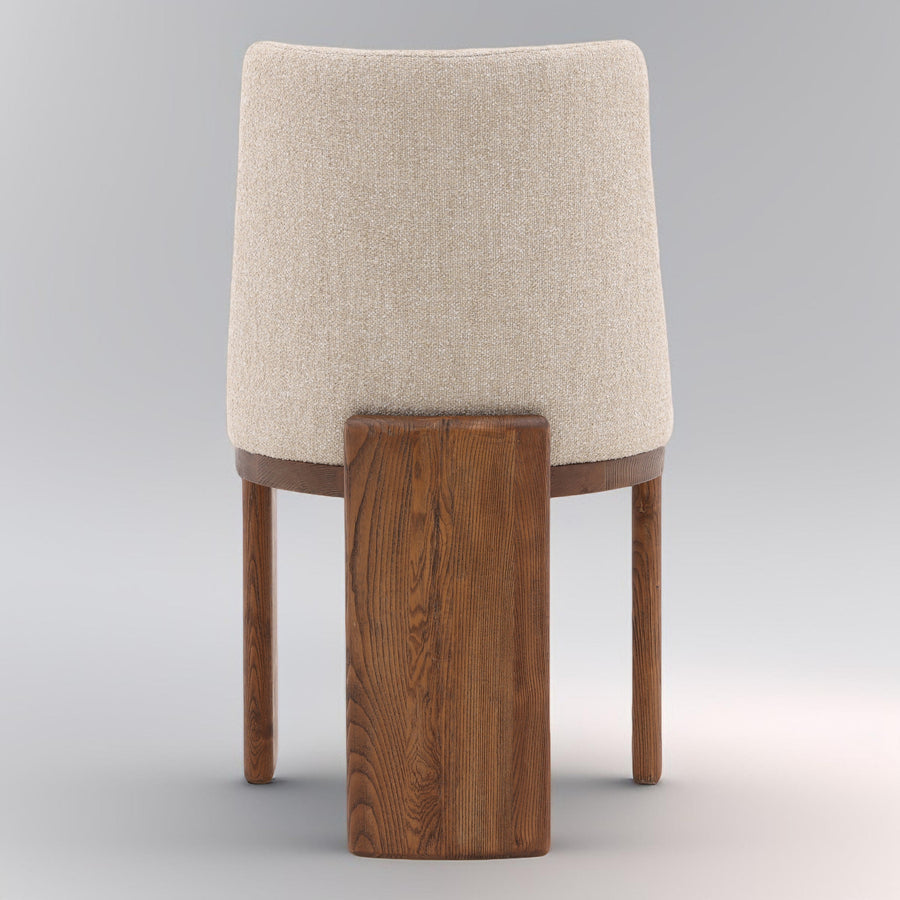 JOMI DINING CHAIR: SAND BOUCLE