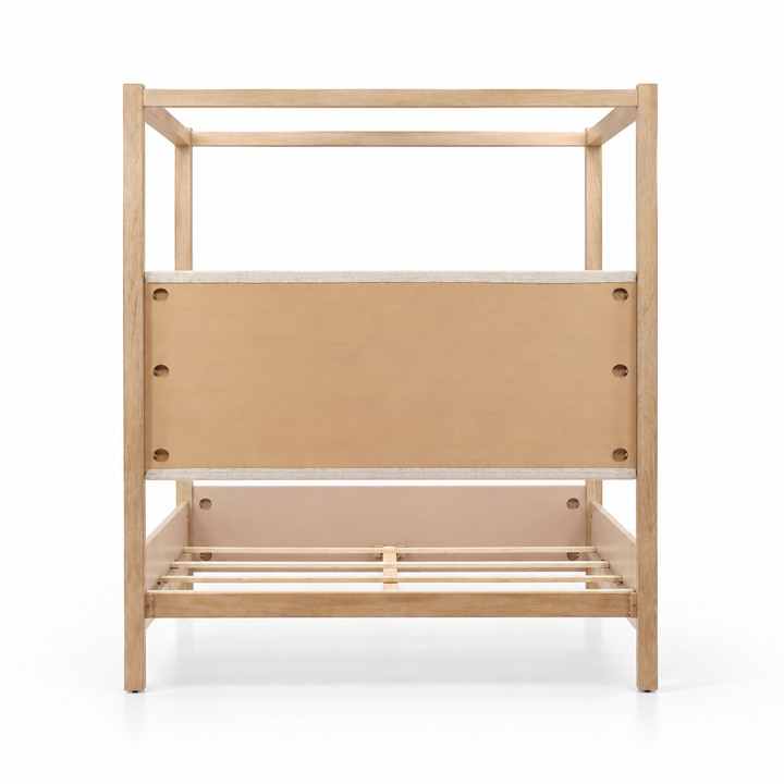 ELLIS CANOPY BED: LIGHT WARM WASH