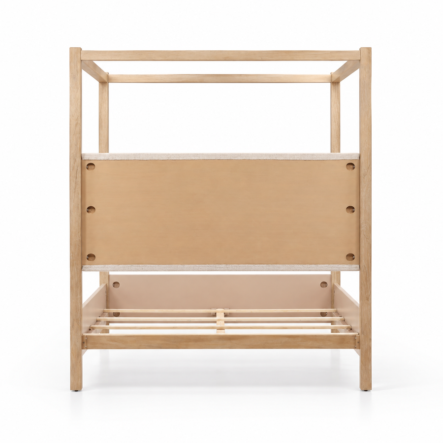 ELLIS CANOPY BED: LIGHT WARM WASH