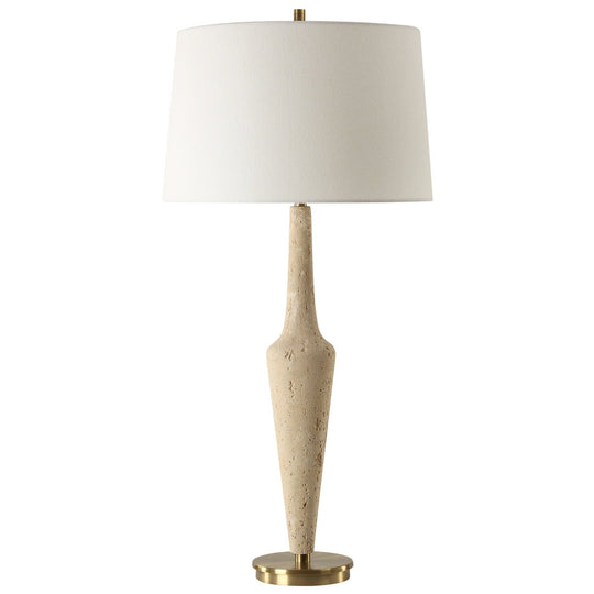 JULIET TRAVERTINE TABLE LAMP