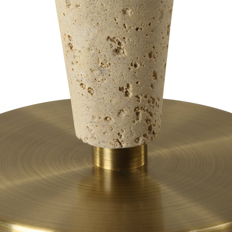 JULIET TRAVERTINE TABLE LAMP