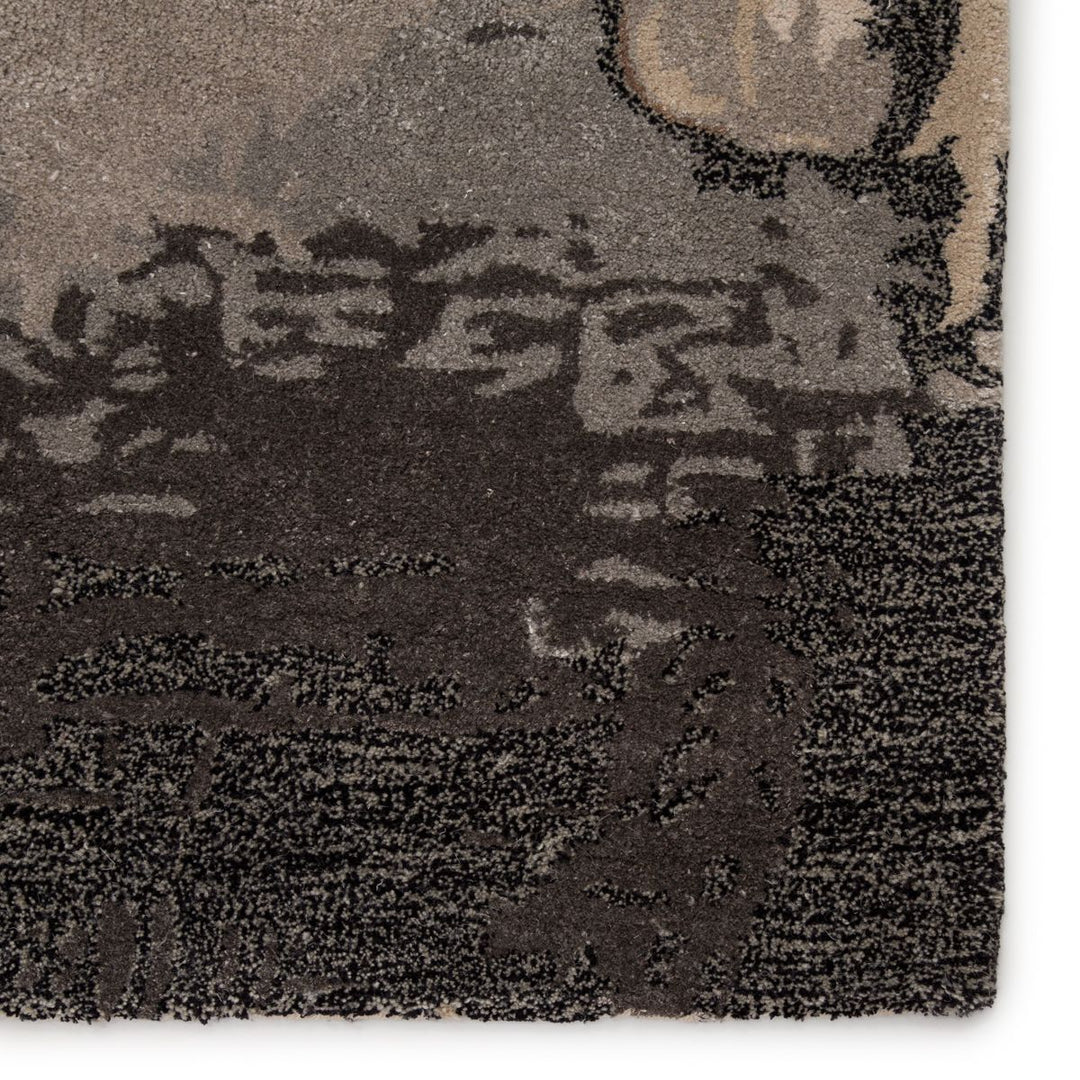 JUNA WOOL + VISCOSE RUG: STONE, TAUPE