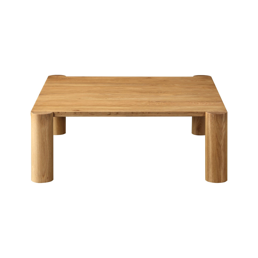 JUNI WHITE OAK POST COFFEE TABLE