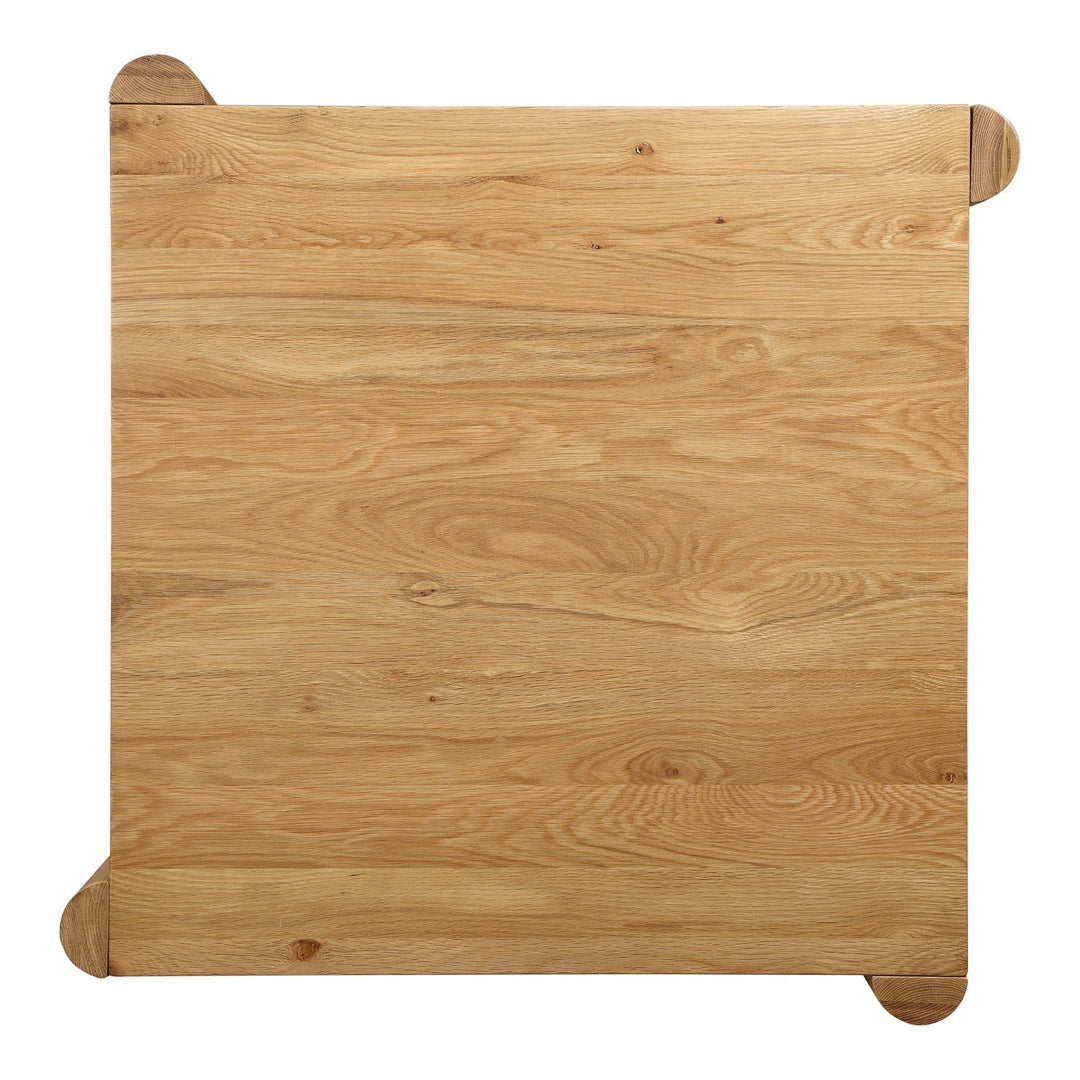 JUNI WHITE OAK POST COFFEE TABLE