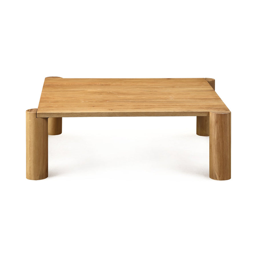 JUNI WHITE OAK POST COFFEE TABLE