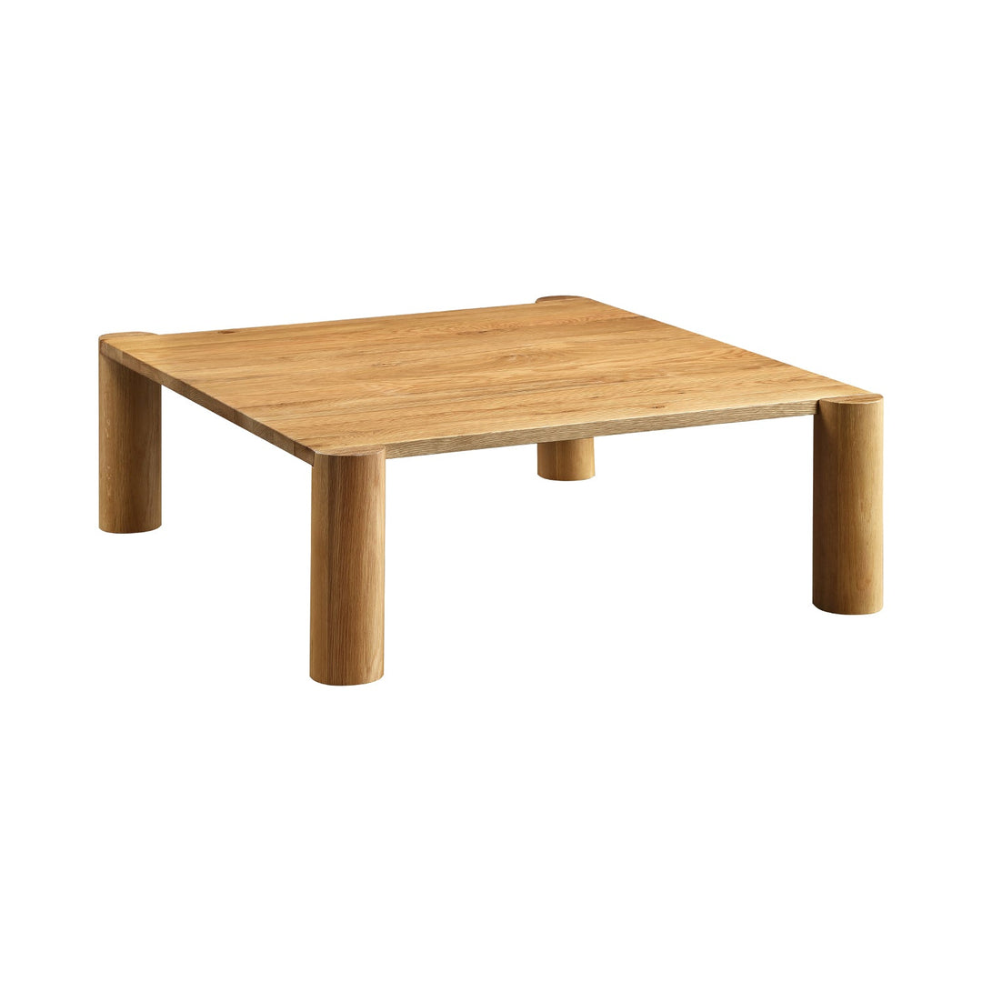 JUNI WHITE OAK POST COFFEE TABLE