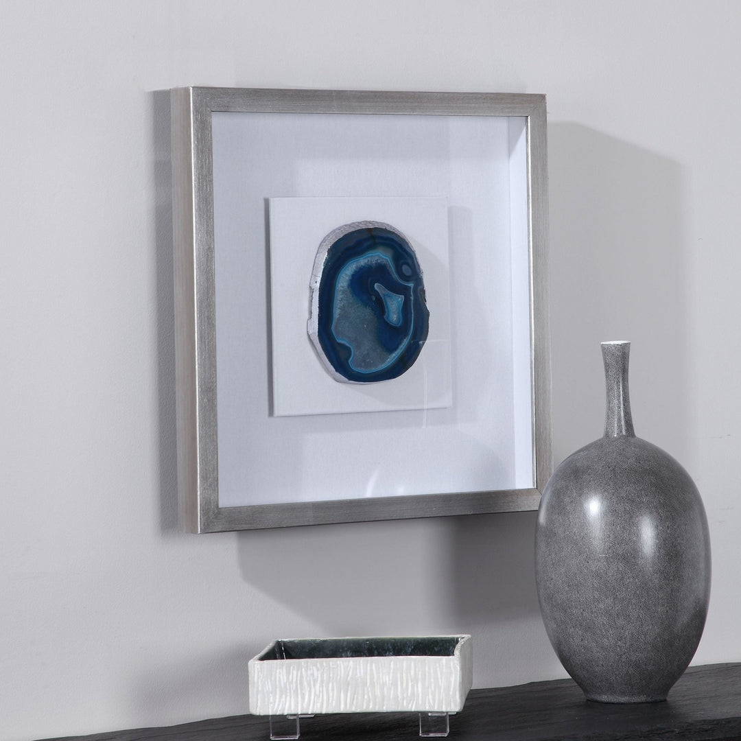 KALIA BLUE AGATE SHADOW BOX