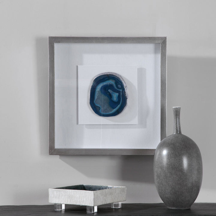 KALIA BLUE AGATE SHADOW BOX