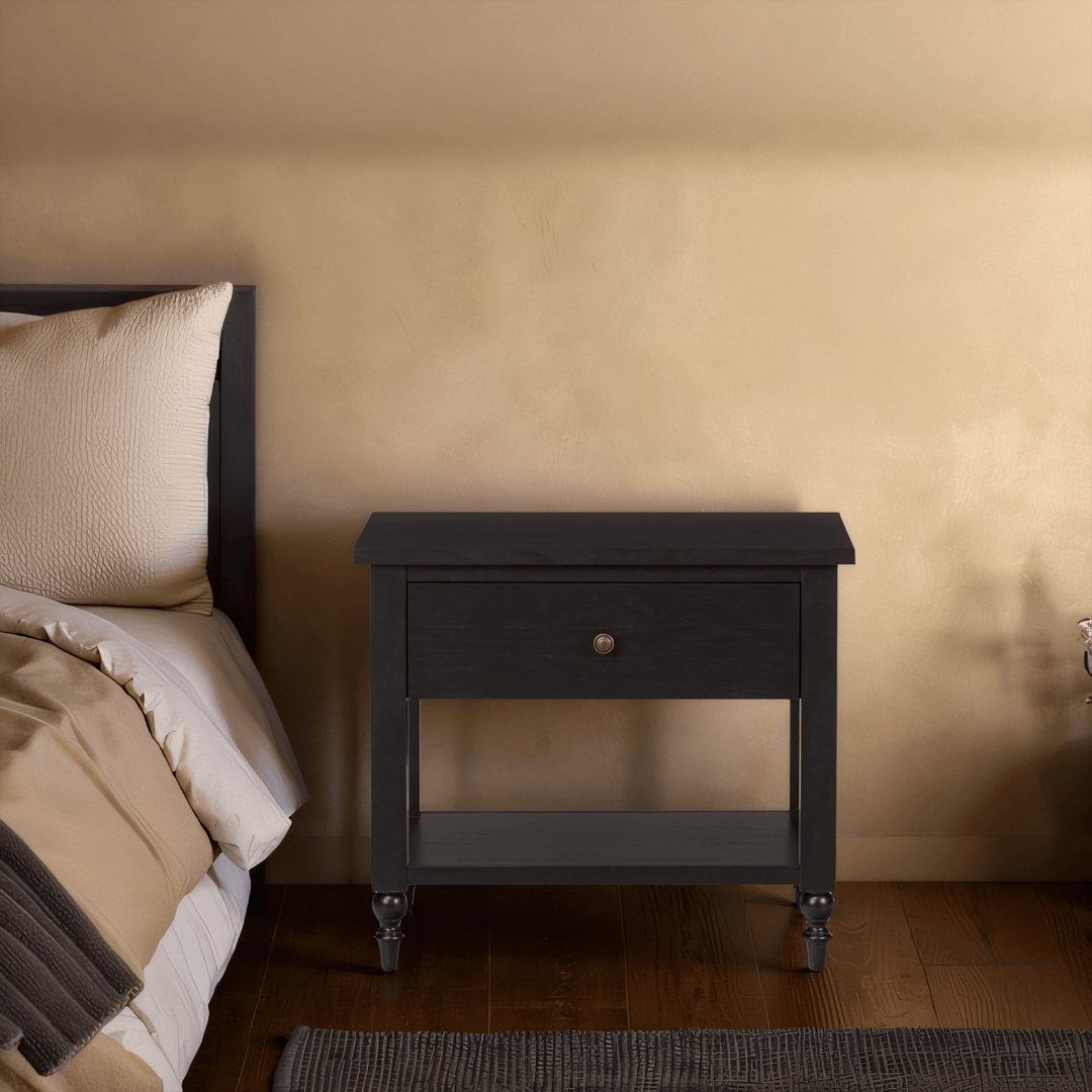 KATHERINE NIGHTSTAND: BLACK