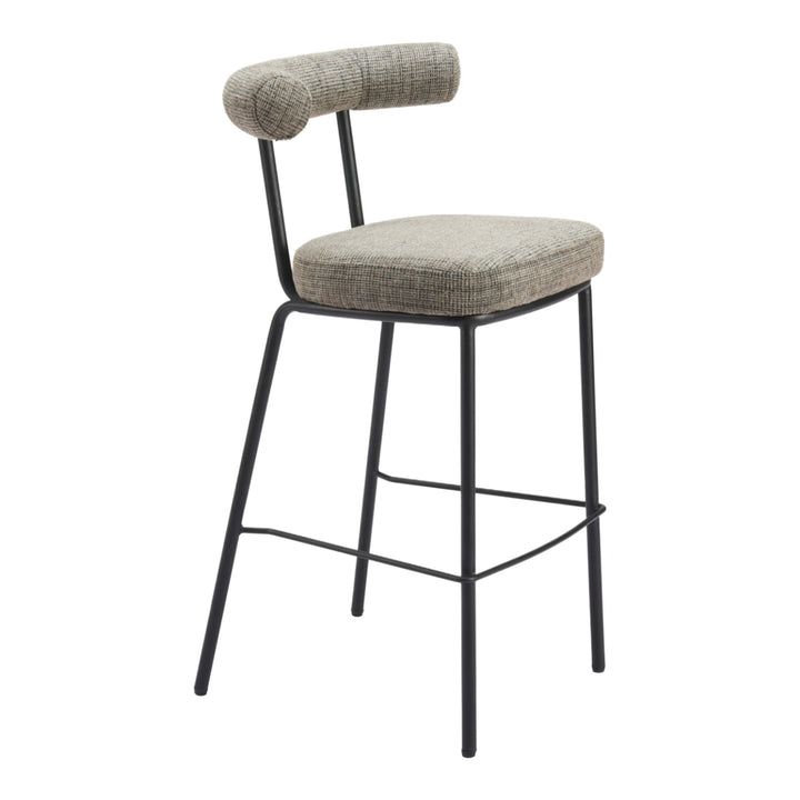 KEDE BARSTOOL: GREEN TWEED