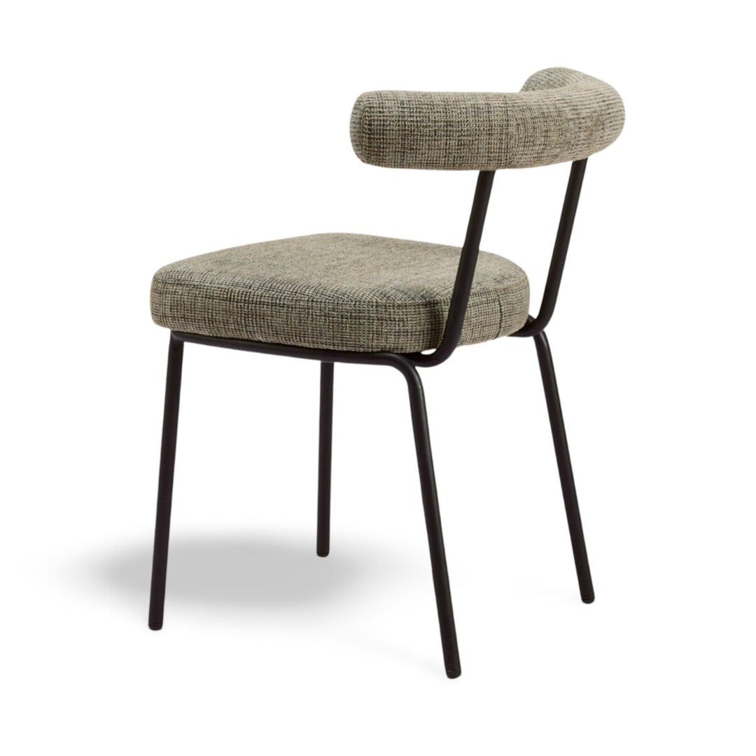 KEDE DINING CHAIR: GREEN TWEED | SET OF 2