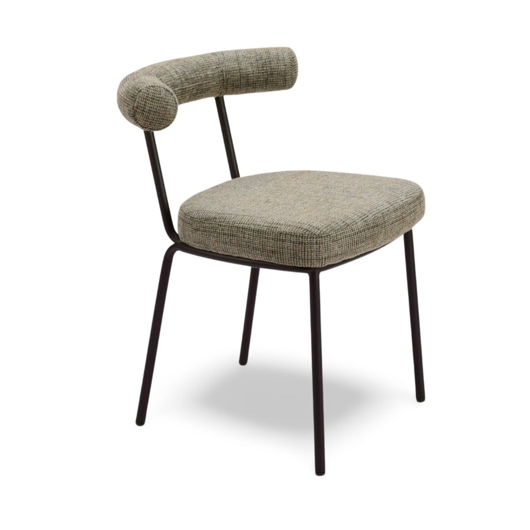 KEDE DINING CHAIR: GREEN TWEED | SET OF 2