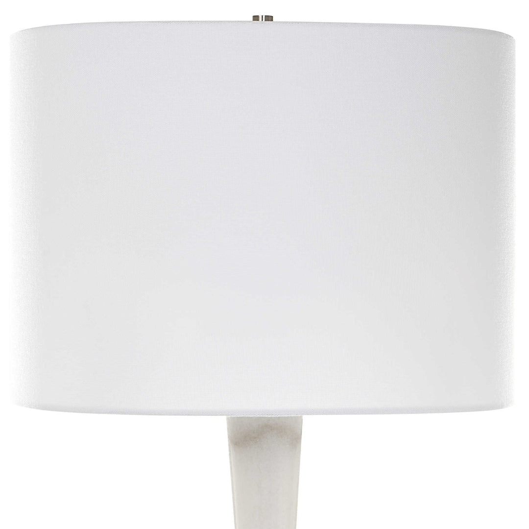 KENDALL WHITE MARBLE TABLE LAMP