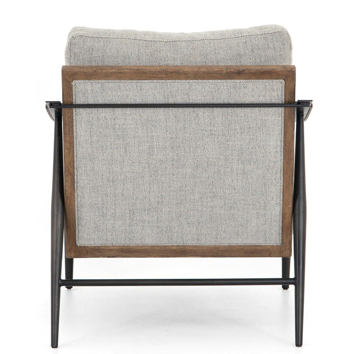 KENNEDY ARM CHAIR: GREY TWILL