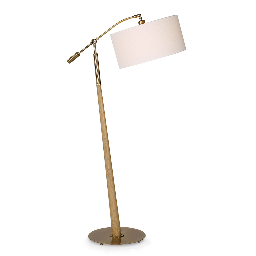 KENNETT WOODEN FLOOR LAMP