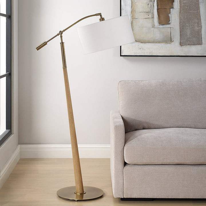 KENNETT WOODEN FLOOR LAMP