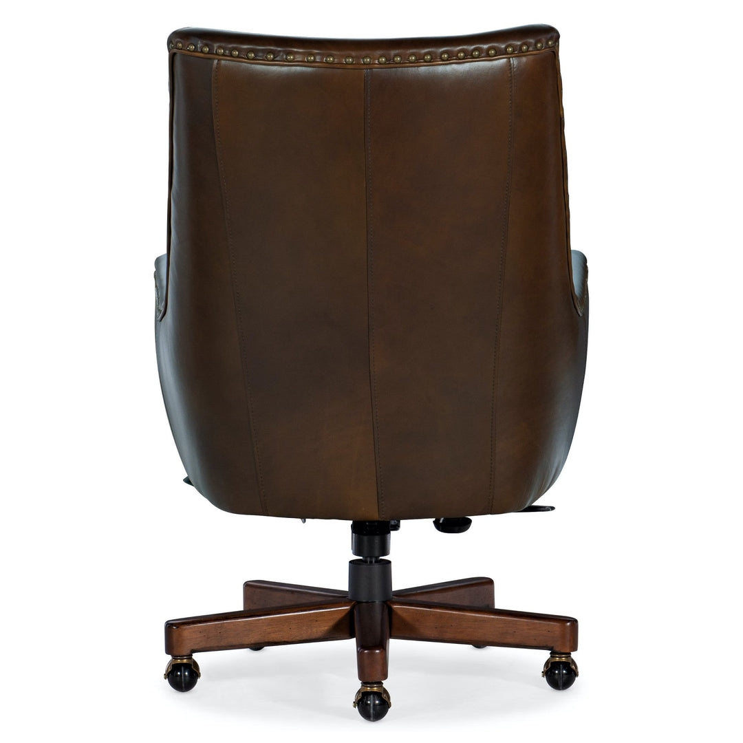 KENT EXECUTIVE SWIVEL TILT CHAIR: DARK BROWN