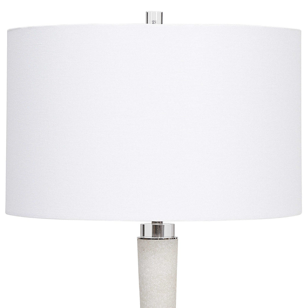 KENTLY WHITE MARBLE TABLE LAMP