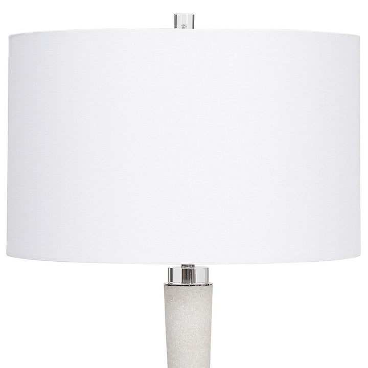 KENTLY WHITE MARBLE TABLE LAMP