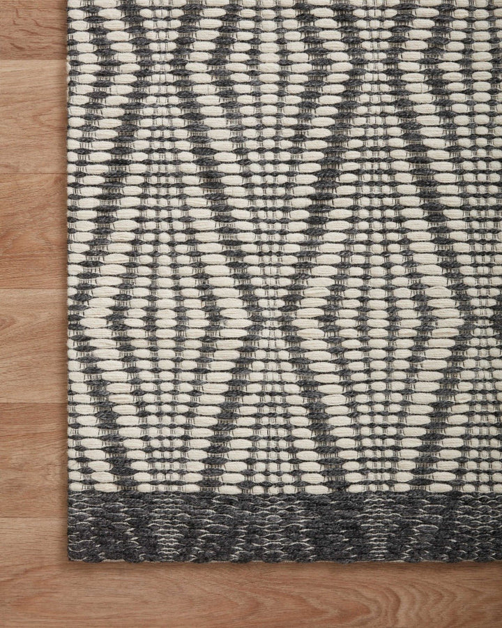 KENZIE HAND - WOVEN WOOL+POLY BLEND FLAT RUG