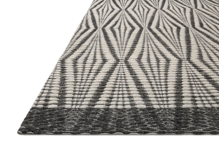 KENZIE HAND - WOVEN WOOL+POLY BLEND FLAT RUG