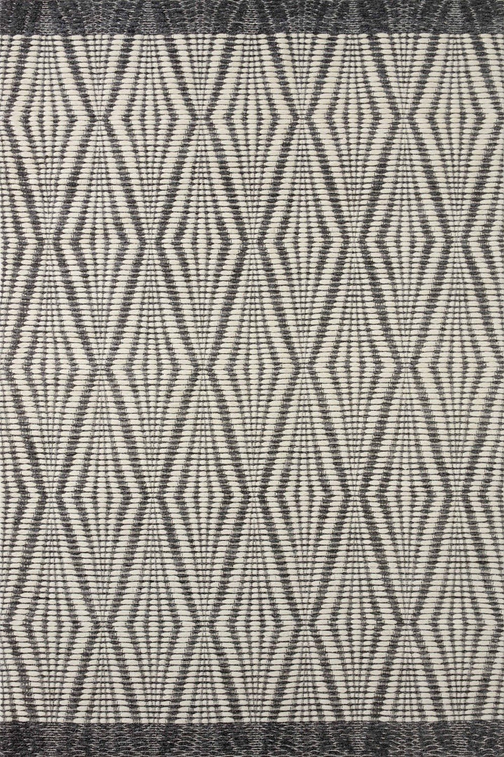 KENZIE HAND - WOVEN WOOL+POLY BLEND FLAT RUG